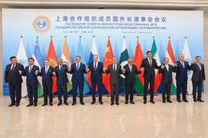 Poză de la summitul SCO de la Tianjin, 2025